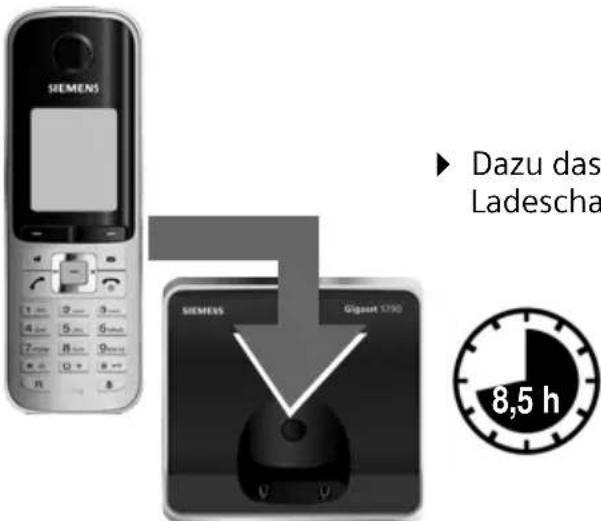 GIGASET S790 Duo - Erstes Laden und Entladen der Akkus - 1