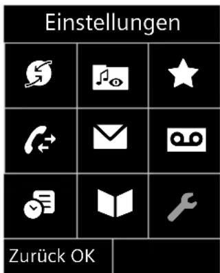 GIGASET S790 Duo - Hauptmenü (erste Menü-Ebene) - 1