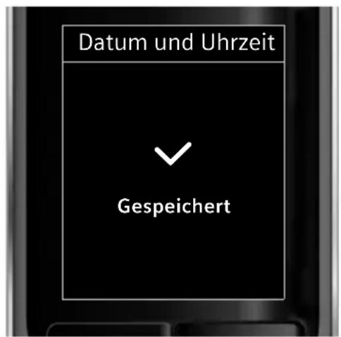 GIGASET S790 Duo - Datum und Uhrzeit einstellen - 7