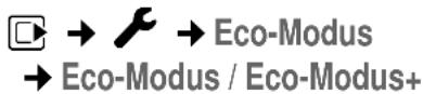 GIGASET S790 Duo - Eco-Modus / Eco-Modus+ ein-/ausschalten: - 1