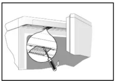 GORENJE F7248W - Austausch der Glühlampe - 1