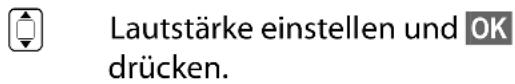 GIGASET E300H - Sprachlautstärke ändern - 2