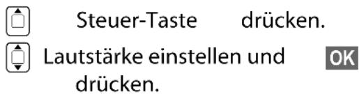 GIGASET E300H - Sprachlautstärke ändern - 3