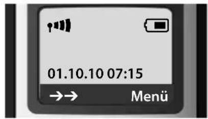 GIGASET A600 - Display im Ruhezustand - 1
