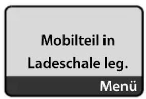 GIGASET A600A - Mobilteil in die Basis legen und anmelden - 1