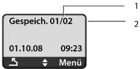 GIGASET A600A - SMS in Entwurfsliste speichern - 1