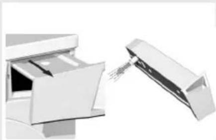 GORENJE D82426 - Reinigen des Filters auf der unteren Seite der Türöffnung (nur bei einigen Modellen) - 3