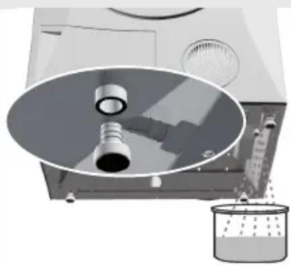 GORENJE D82426 - Entleeren des Behälters des Dampfgenerators - 2