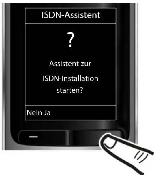 GIGASET SX810 ISDN - ISDN-Assistent – MSNs des Anschlusses ermitteln/eintragen - 1