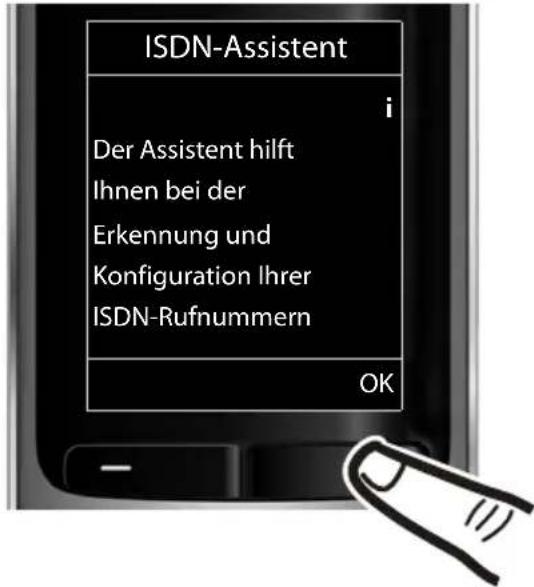 GIGASET SX810 ISDN - ISDN-Assistent – MSNs des Anschlusses ermitteln/eintragen - 2