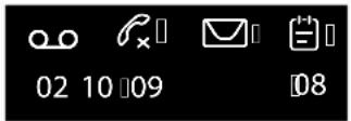 GIGASET SX810 ISDN - Symbol Neue Nachricht... - 4