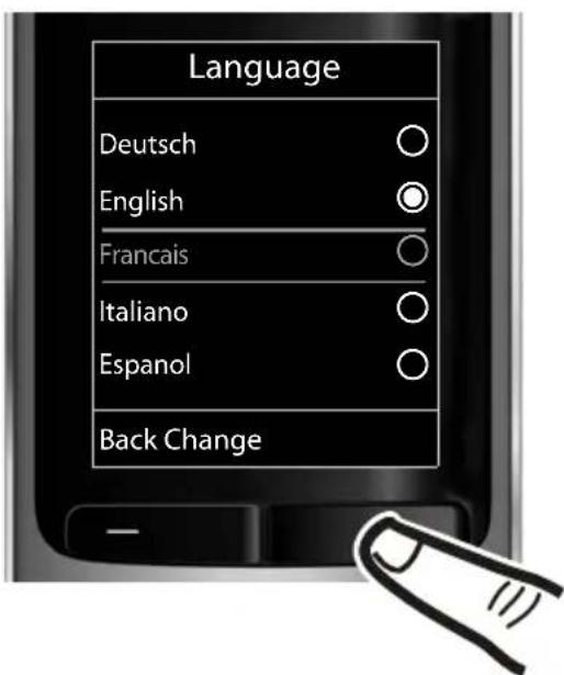 GIGASET SX810 ISDN - Display-Sprache ändern - 4