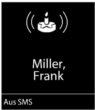 GIGASET SX810 ISDN - Erinnerungsruf an einem Jahrestag - 1