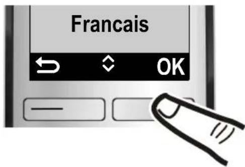 GIGASET E310A - Display-Sprache ändern - 4