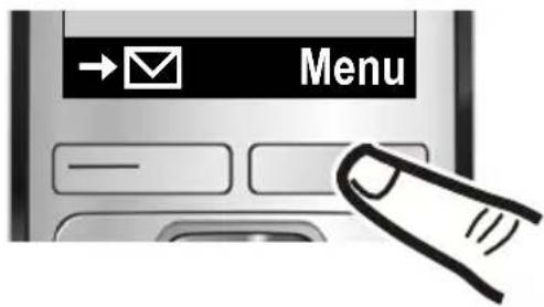 GIGASET E310A - Display-Sprache ändern - 1
