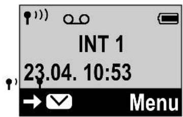 GIGASET E310A - Display-Anzeigen - 1