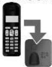 GIGASET AS200A Trio - Preparing the handset - 5