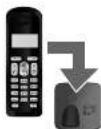GIGASET AS200A Trio - Registration handset - 2