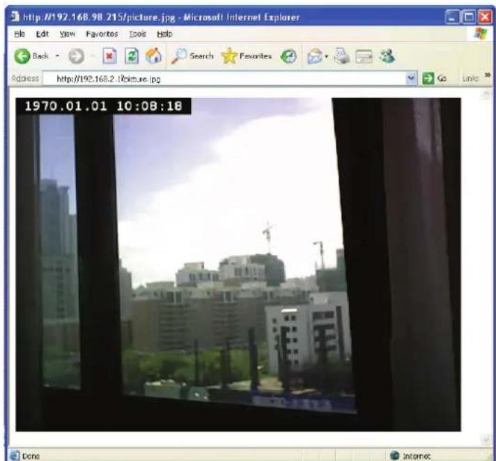 http://192.168.98.215/picture.jpg - Microsoft Internet Explorer File Edit View Favorites Tools Help Back Search Favorites Address http://192.168.2.fpicture.jpg Go Links 1970.01.01 10:08:18 Done Internet