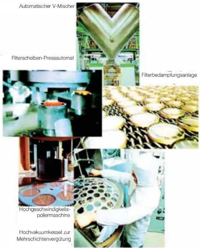 Automatischer V-Mischer Filterscheiben-Pressautomat Filterbedampfungsanlage Hochgeschwindigkeits- poliermaschine Hochvakuumkessel zur Mehrschichtenvergütung