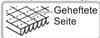Geheftete Seite