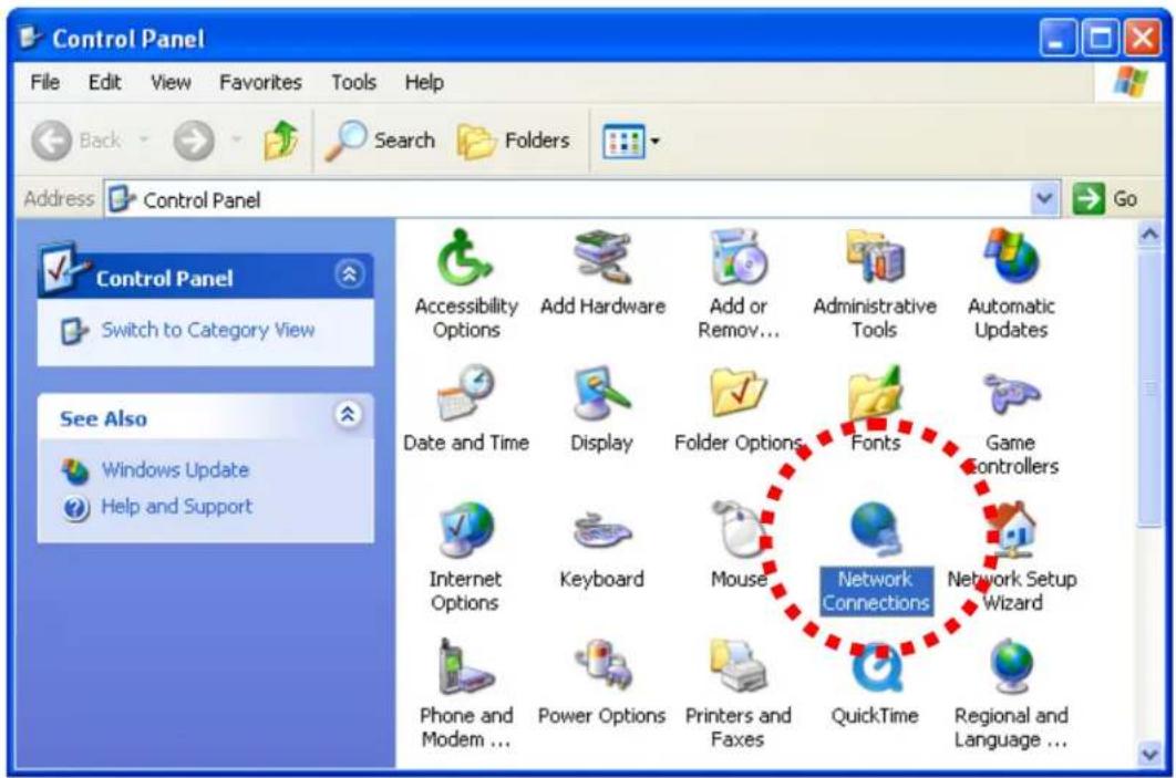 Control Panel File Edit View Favorites Tools Help Back Search Folders Address Control Panel Go Control Panel Switch to Category View See Also Windows Update Help and Support Accessibility Options Add Hardware Add or Remov... Administrative Tools Automatic Updates Date and Time Display Folder Options Fonts Game Controllers Internet Options Keyboard Mouse Network Setup Wizard Phone and Modem ... Power Options Printers and Faxes QuickTime Regional and Language ...