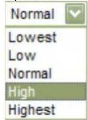 Normal Lowest Low Normal High Highest