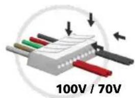100V / 70V