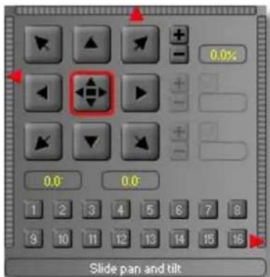 0.0% Slide pan and tilt