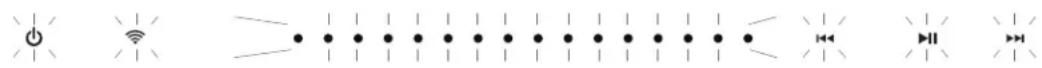 Electrical circuit symbols and signal lines with power source, Wi-Fi, and ground connections