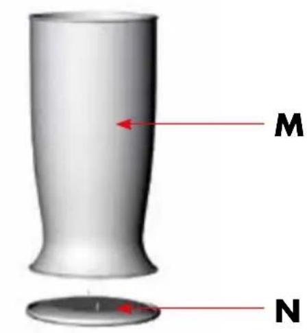 M N