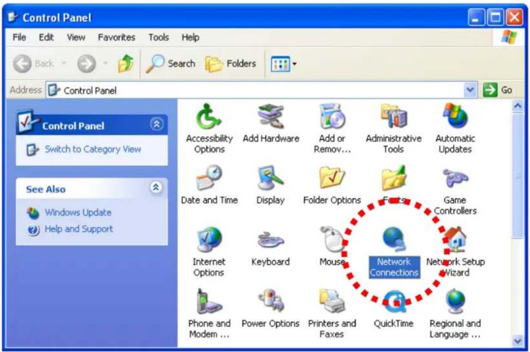 Control Panel File Edit View Favorites Tools Help Back Search Folders Address Control Panel Go Control Panel Switch to Category View See Also Windows Update Help and Support Accessibility Options Add Hardware Add or Remov... Administrative Tools Automatic Updates Date and Time Display Folder Options Fonts Game Controllers Internet Options Keyboard Mouse Network Setup Wizard Phone and Modem ... Power Options Printers and Faxes QuickTime Regional and Language ...