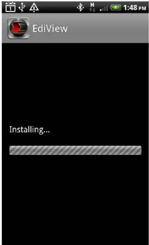 EdiView Installing...