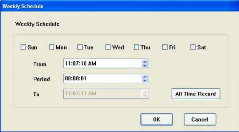 Edimax IC-7100W - Schedule Recording - 3