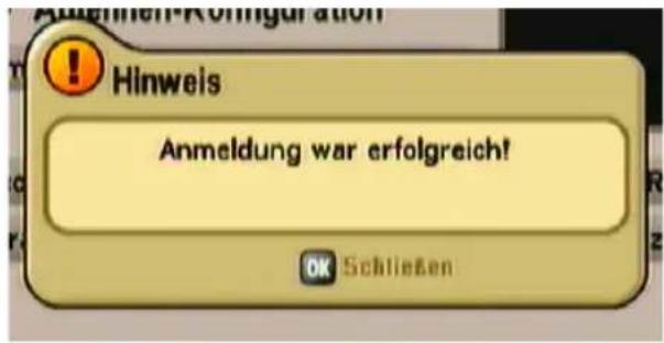 Hinweis Anmeldung war erfolgreich! OK Schließen