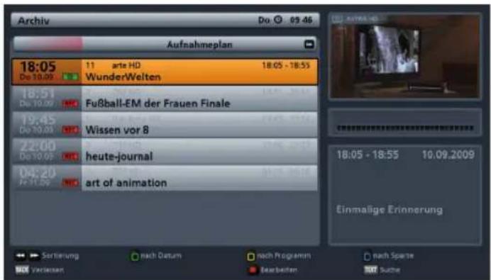 Archiv Do: 09:46 Aufnahmeplan 18:05 De 10.09 11 arte HD 18:05 - 18:55 WunderWelten 18:51 De 10.09 Fußball-EM der Frauen Finale 19:45 De 10.09 Wissen vor 8 22:00 De 10.09 heute-journal D4:20 De 11.09 art of animation Sortierung nach Datum nach Programm nach Sparte Verleisen Bearbeiten Suche Einmalige…