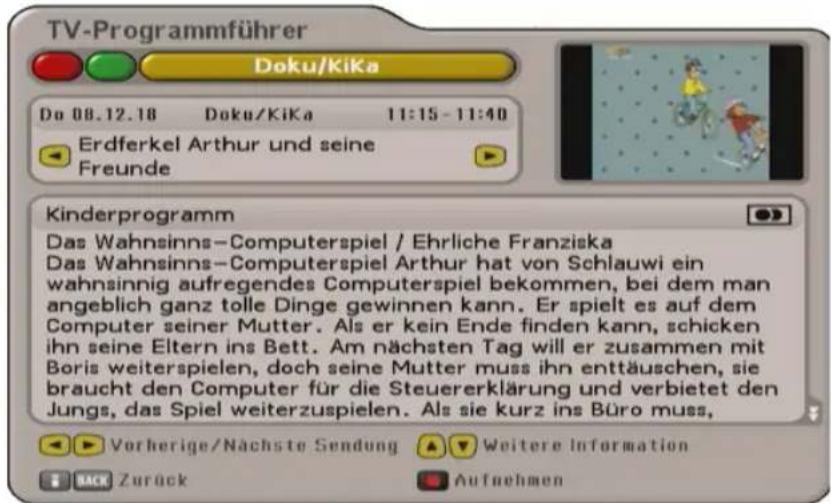 TV-Programmführer Doku/KiKa Do 08.12.18 Doku/KiKa 11:15 - 11:40 Erdferkel Arthur und seine Freunde Kinderprogramm Das Wahnsinns-Computerspiel / Ehrliche Franziska Das Wahnsinns-Computerspiel Arthur hat von Schlauwi ein wahnsinnig aufregendes Computerspiel bekommen, bei dem man angeblich ganz tolle Dinge gewinnen kann. Er spielt es auf dem Computer seiner Mutter. Als er kein Ende finden kann, schicken ihn seine Eltern ins Bett. Am nächsten Tag will er zusammen mit Boris weiterspielen, doch seine Mutter muss ihn enttäuschen, sie braucht den Computer für die Steuererklärung und verbietet den Jungs, das Spiel weiterzuspielen. Als sie kurz ins Büro muss, Vorherige/Nachste Sendung Weitere Information BACK Zurück Aufnehmen
