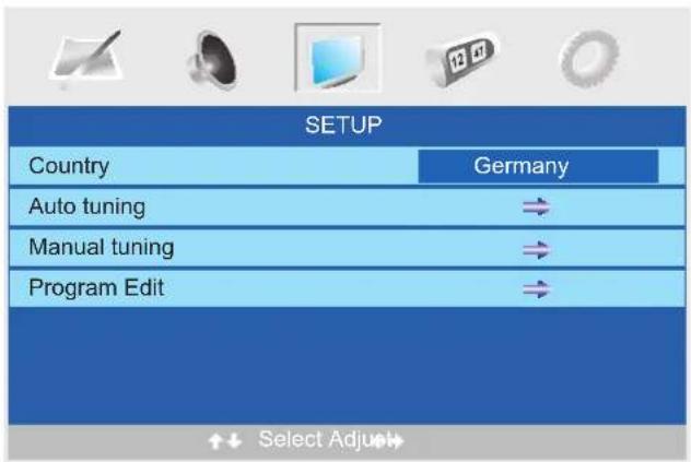 LENCO DVT-2236 - Haupt-OSD: - 2