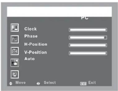 LENCO TFT-1527 - PC (Wenn PC als Eingangssignal benutzt wird) - 1
