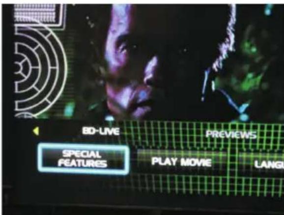 BD-LIVE PREVIEWS SPECIAL FEATURES PLAY MOVIE LANGI