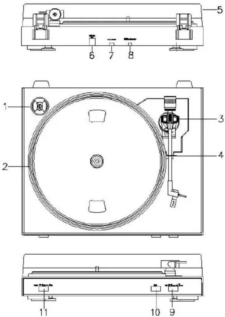 LENCO L-3866 USB - Beschreibung - 1