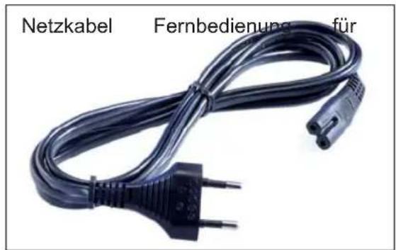 Netzkabel Fernbedienungs für