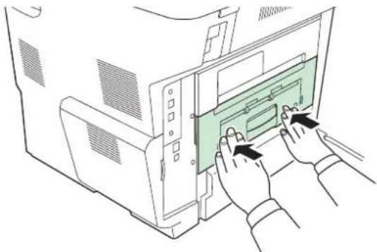 KYOCERA FS-3640MFP/KL3 - Hintere Abdeckung schließen. - 1