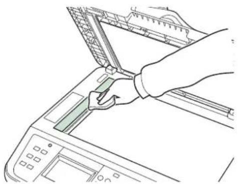 KYOCERA FS-3640MFP/KL3 - Belichtungsglas reinigen. - 1