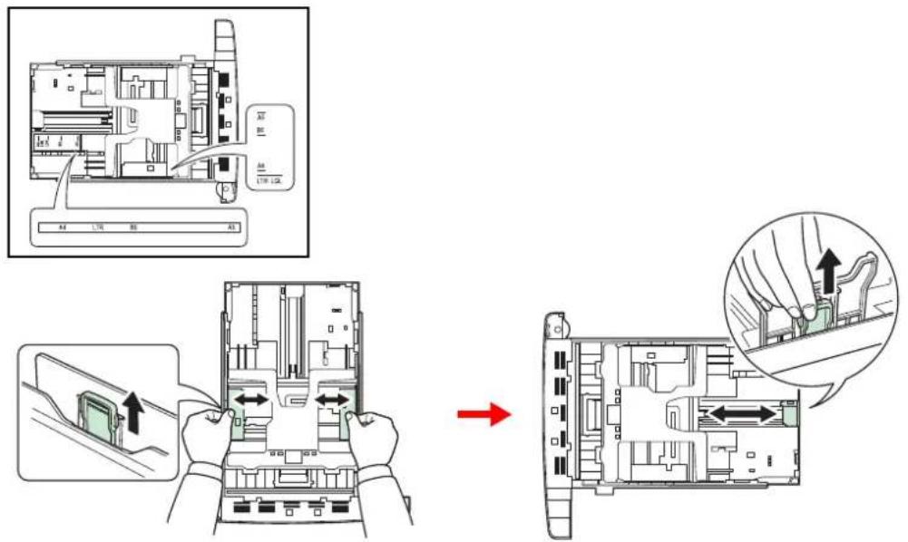 KYOCERA FS-3640MFP/KL3 - Kassettengröße einstellen. - 2