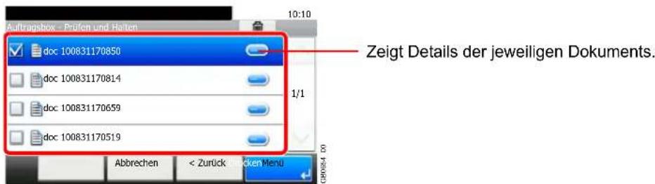 Auftragsbox - Prüfen und Halten 10:10 doc 100831170850 doc 100831170814 doc 100831170659 doc 100831170519 Zeigt Details der jeweiligen Dokuments. 1/1 Abbrechen < Zurück Stäcker Menu