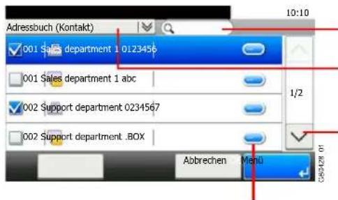KYOCERA FS-3640MFP/KL3 - Gruppenmitglieder auswählen. - 2
