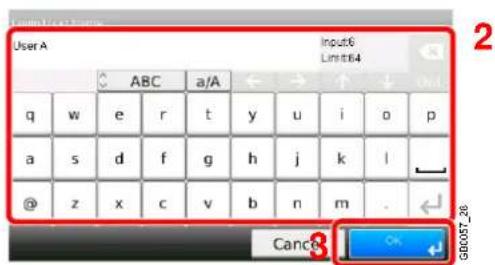 User A Input6 Limit64 ABC a/A q w e r t y u i o p a s d f g h j k l @ z x c v b n m . Cancel OK GD0057_28