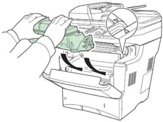KYOCERA FS-3640MFP/KL3 - Ausrichtwalze reinigen. - 3