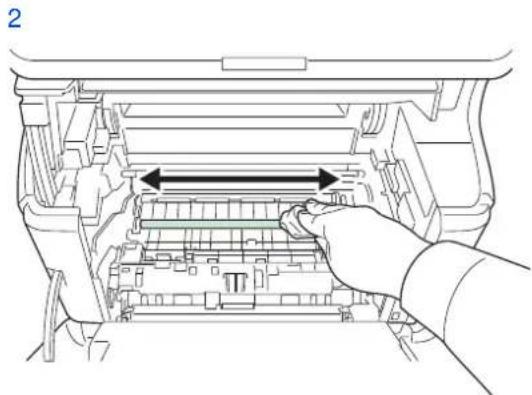 KYOCERA FS-3640MFP/KL3 - Ausrichtwalze reinigen. - 2